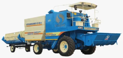 Stainless Steel Bhusha Combine, 3 acres/hr, 101 HP Harvester